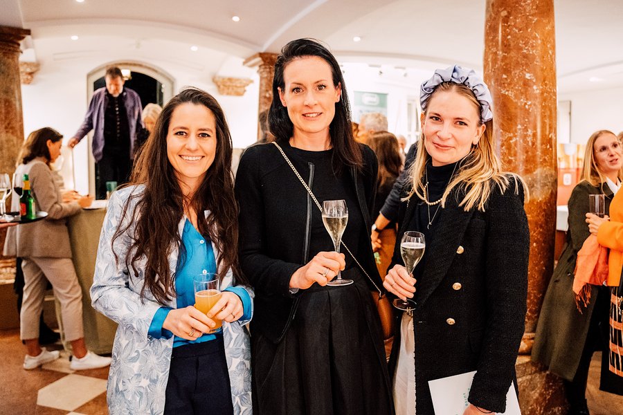 Christina Roth (CR Ledermanufaktur), Sabrina Reichl, Carina Niederhauser (Salzburg Wohnbau)