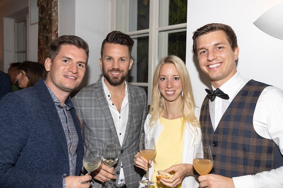 Dominik Hofer, Ludwig Stepan (Senat der Wirtschaft), Angelina Greisberger, Thomas Greisberger (TGGroup)