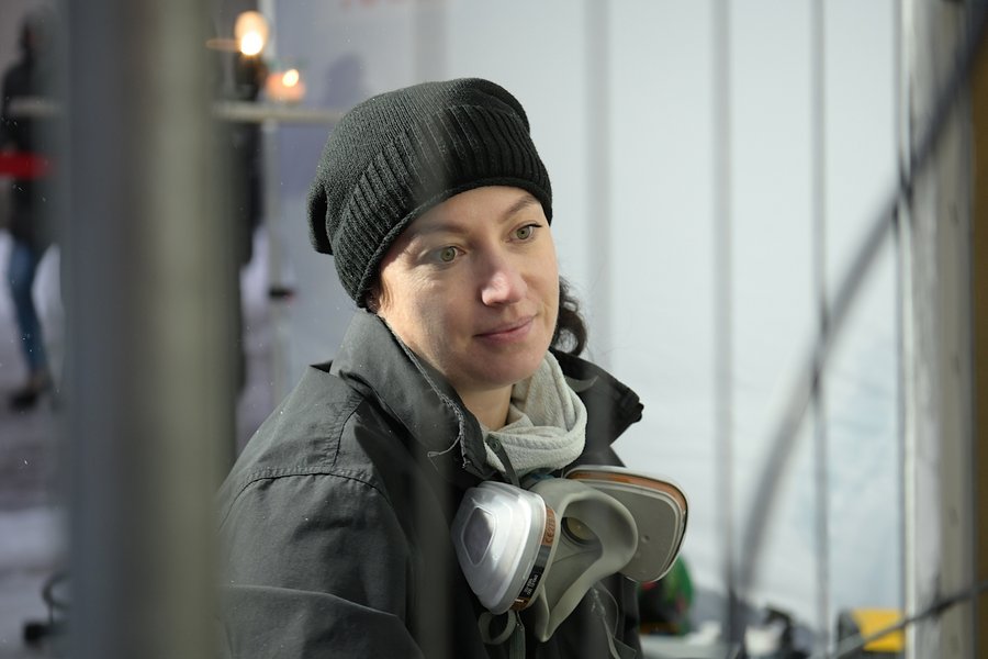 Graffitikunstwerk «Zuversicht» zum 1. Advent
