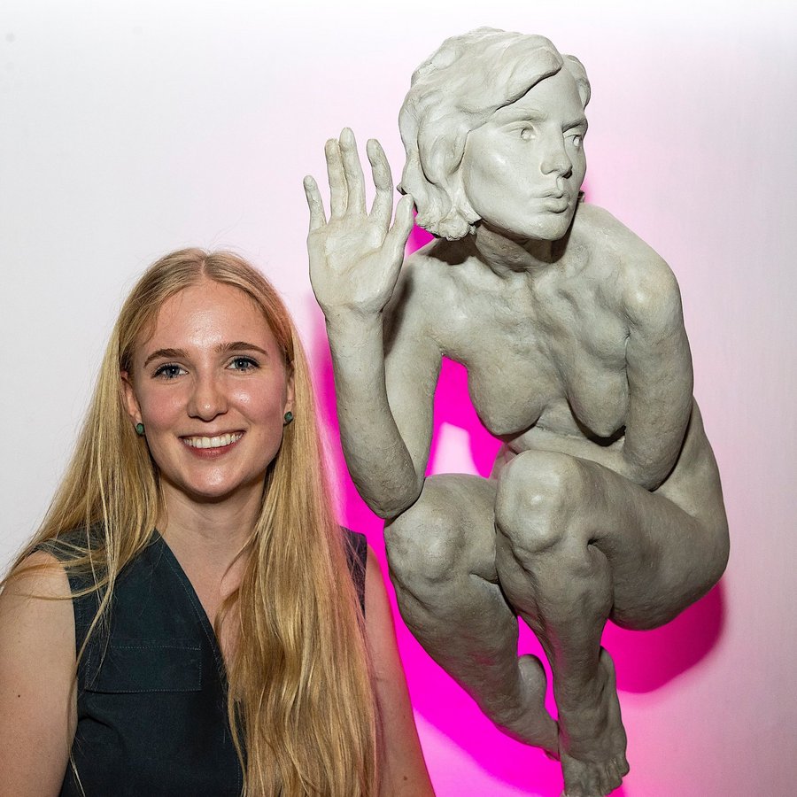 Jana Büttner, Bildende Künstlerin, Skulptur „Trapped“