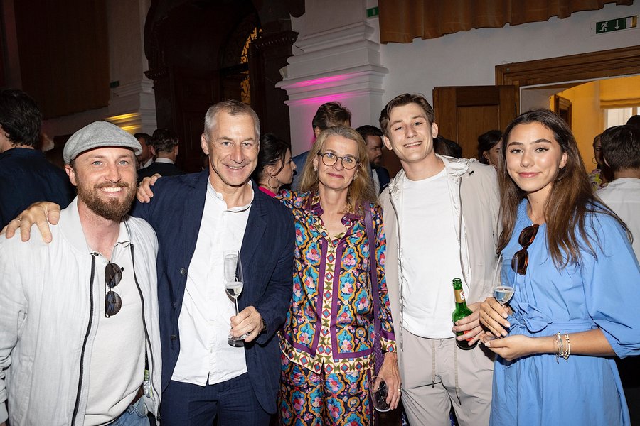 Alexander Wengler, Ulrich Grill (zooom productions), Karin Rehn-Kaufmann (austrian capital management), Florian und Katharina Grill