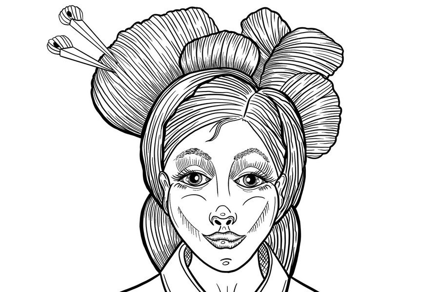 Geisha Maneki Neko
