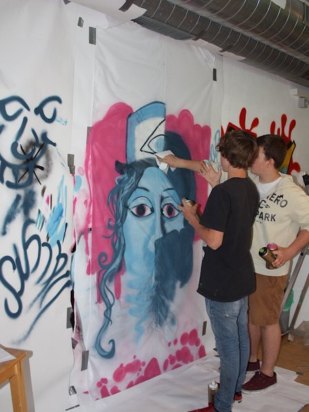 Workshop Graffitifahne Oberndorf