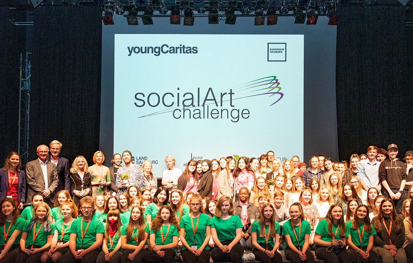 Kunstworkshop-Projekt mit youngCaritas <br>«Social Art Challenge»