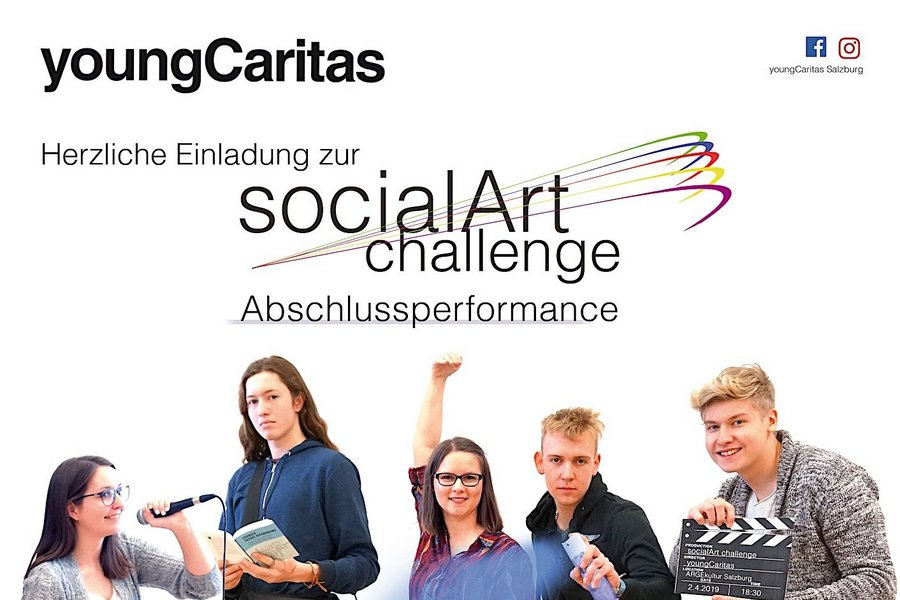 socialArt Challenge - Einladung Abschlußperformance 2.4.2019