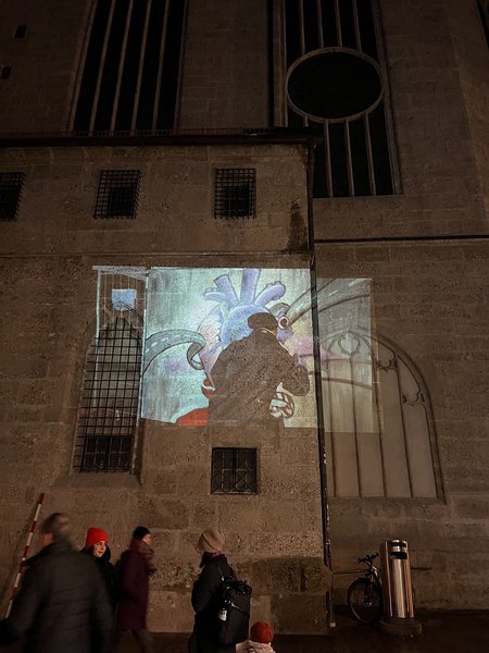 Graffitikunstwerk «Mitgefühl» zum 2. Advent