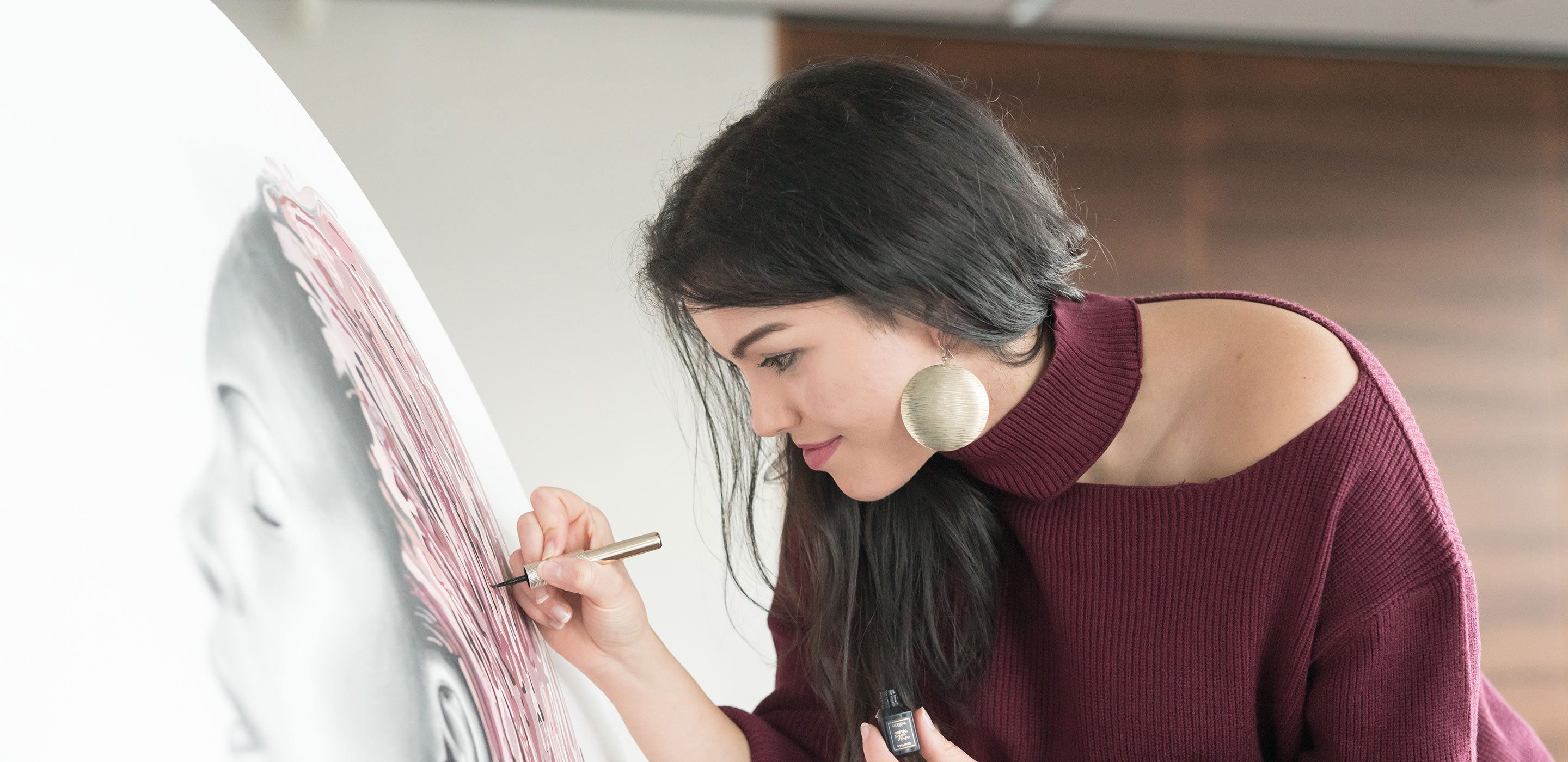 Kunstprojekte Mona Madl 2022 <br>mit dm drogeriemarkt und Gehmacher High Fashion