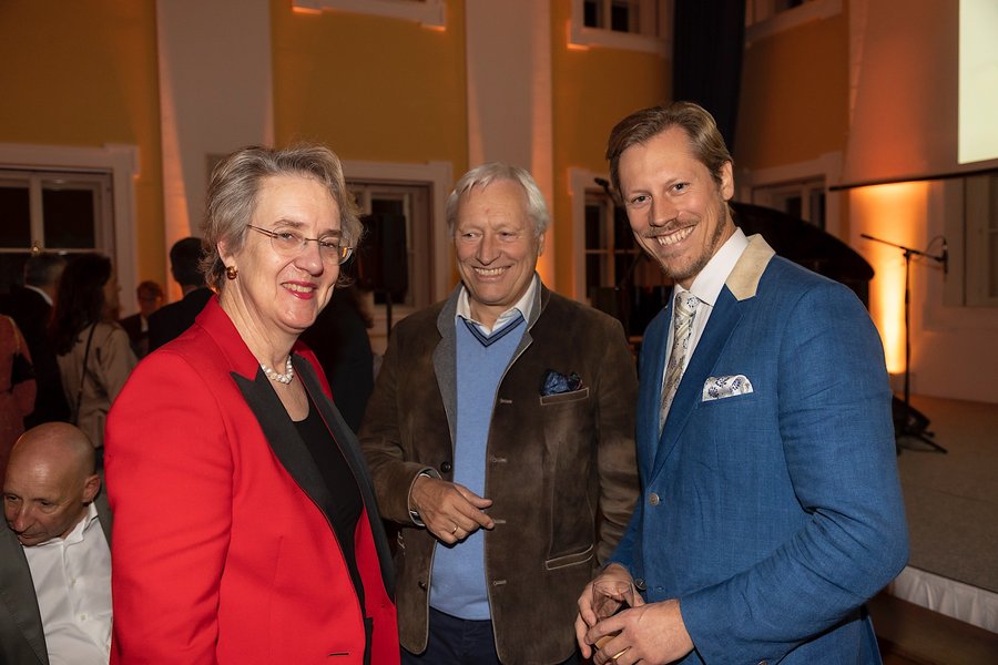 Melitta Schubert (Österreichische Botschafterin für Luxemburg), Gerhard Gössl, Maximilian Gössl (Gössl GmbH)