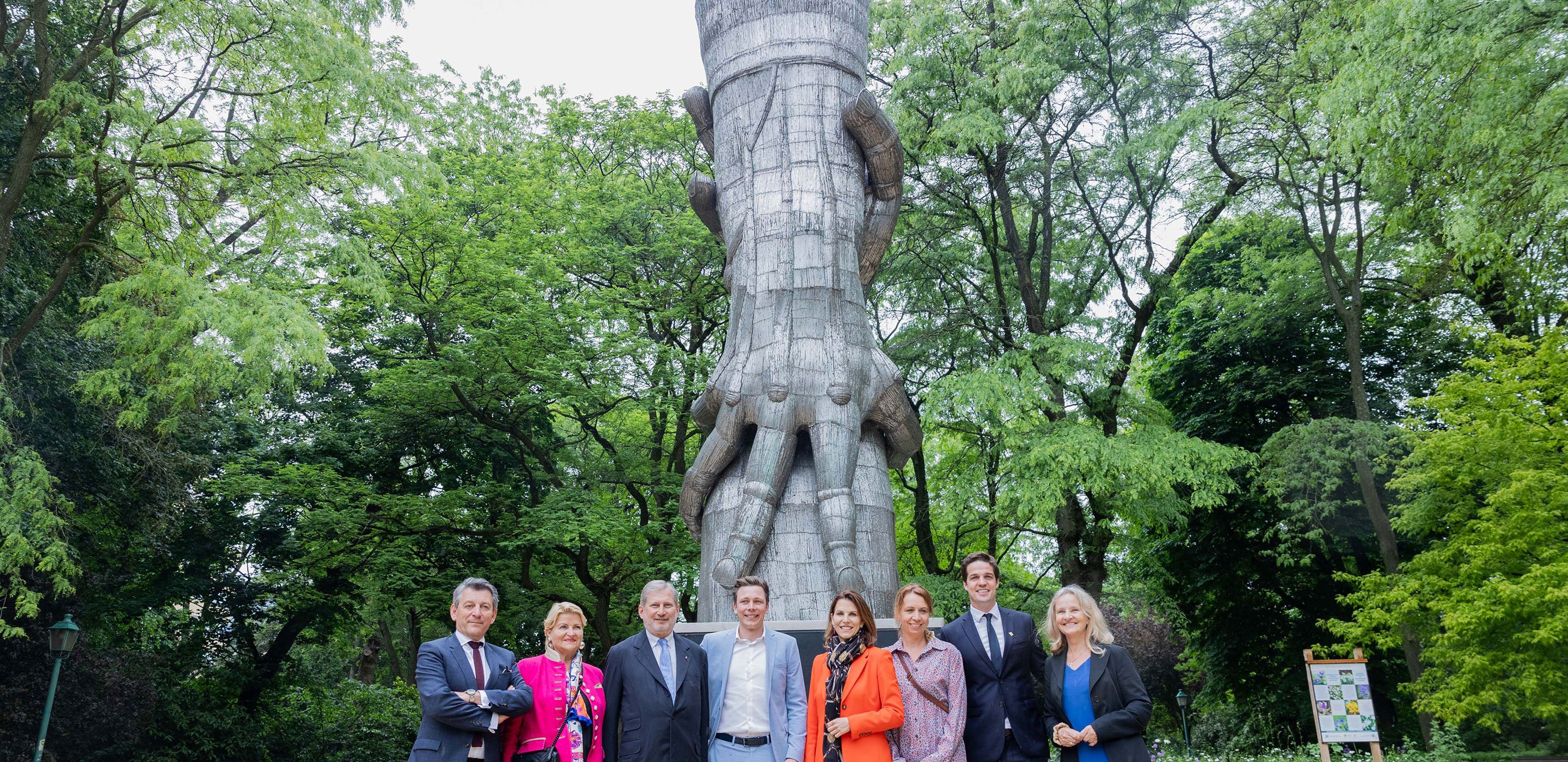 Kunstwerk UNITATIS auf Europareise in Brüssel