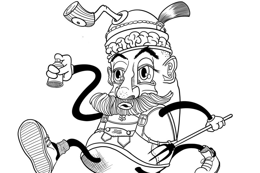 Graffiti x Lederhosen
