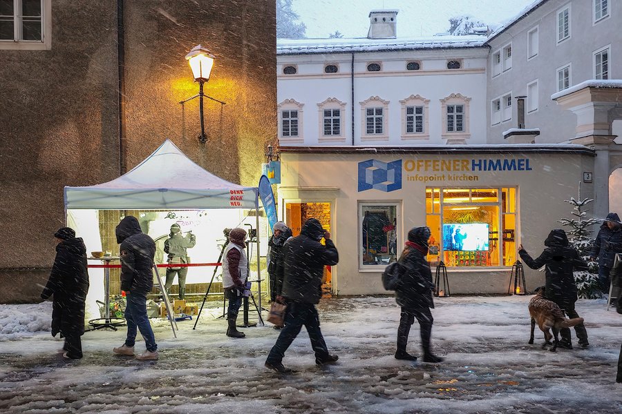 Graffitikunstwerk «Zuversicht» zum 1. Advent