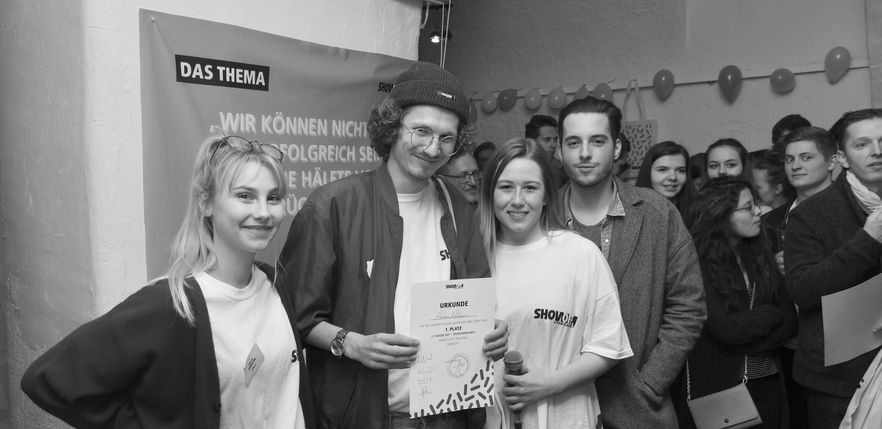 Kunsthilfe Diplomprojekte HTLuVa Salzburg <br>«Show-off – Spontankunst» und «Zweisam»