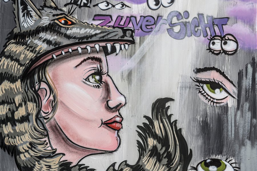 Graffitikunstwerk «Zuversicht» zum 1. Advent